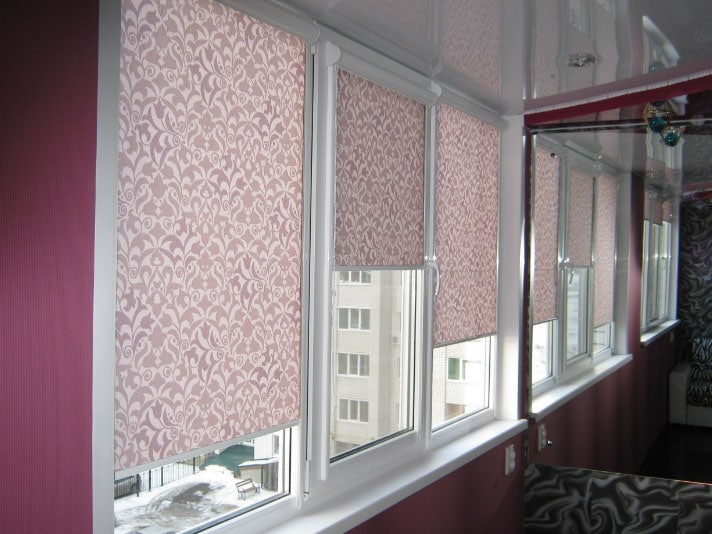 рулонные шторы по размеру окна