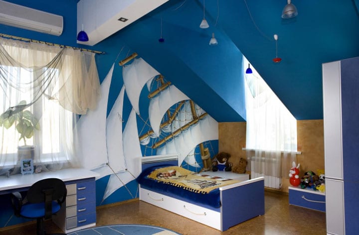 дизайн штор для детской комнаты мальчика