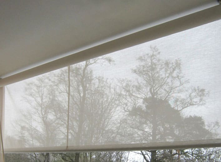 Рулонные прозрачные шторы